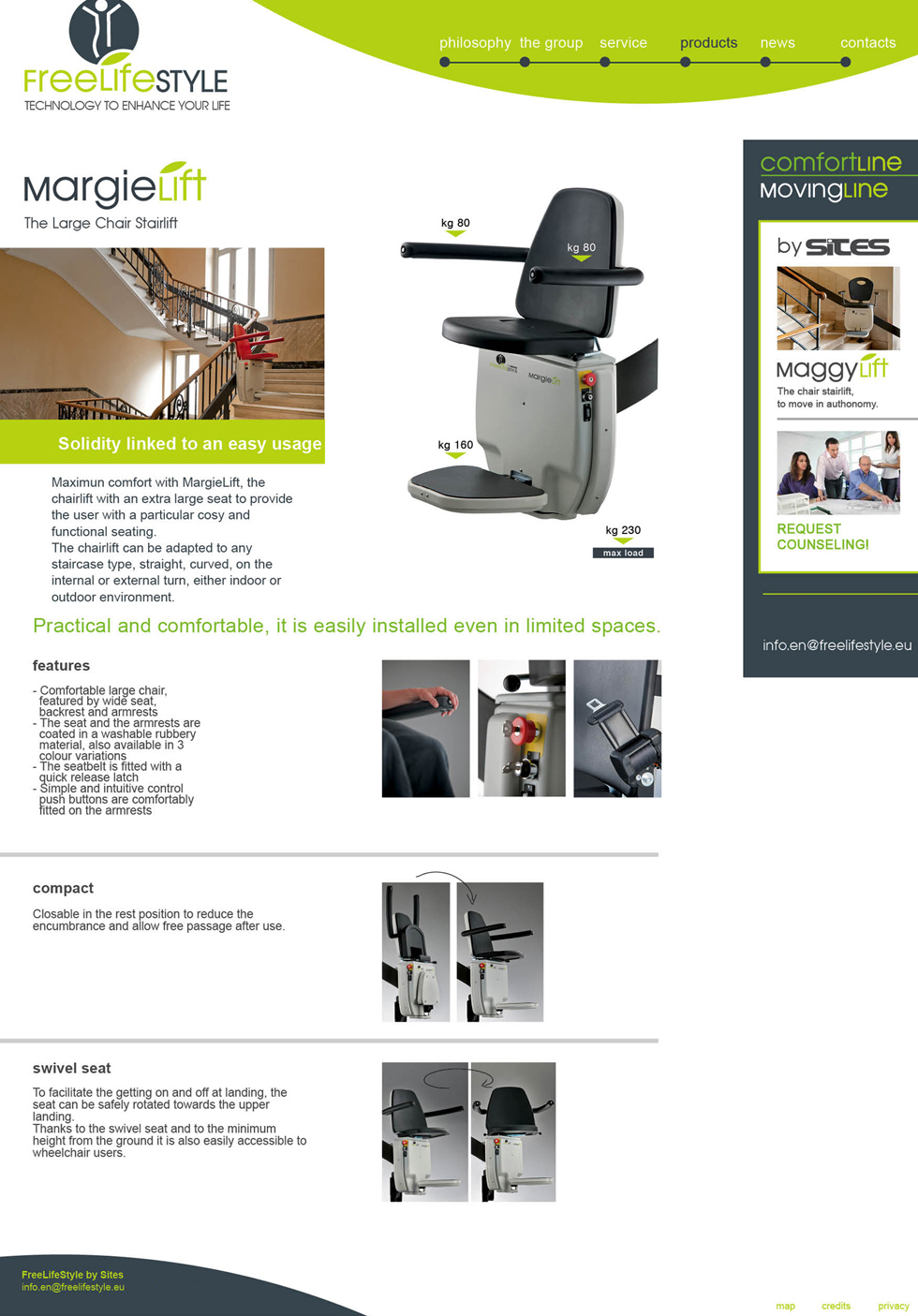 Margie Lift, the chair stairlift
